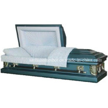 20ga Blue Steel Casket for Funeral